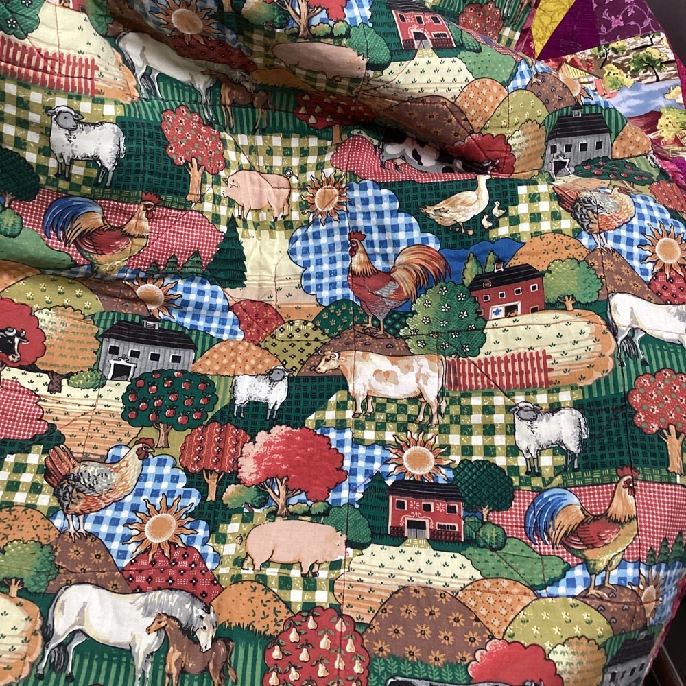 Handmade Pieced Coverlet - Picture 9 of 9